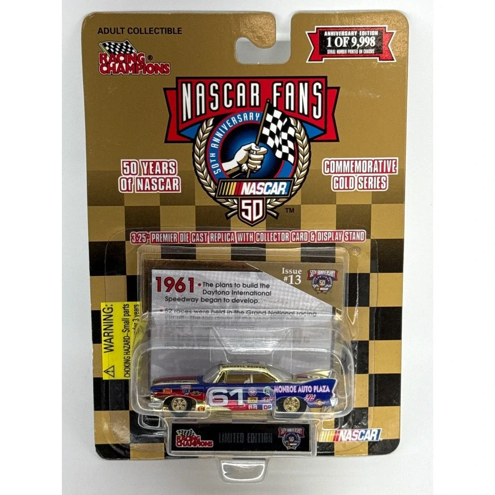 NASCAR Diecast 1:64 Racing Champions Gold Series 50th Anniversary Lot 4 Tan 164